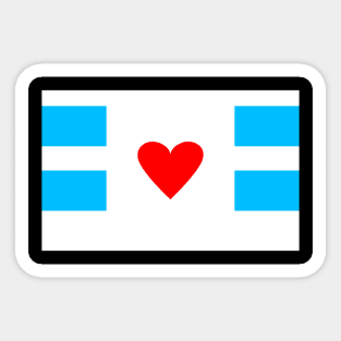 Simple Diaper Emblem (Heart) Sticker